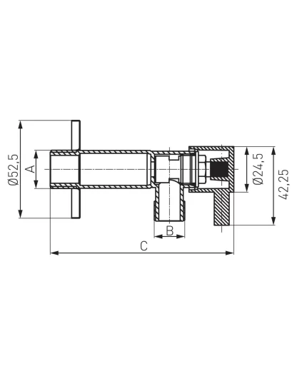 Z1238C ugaoni ventil