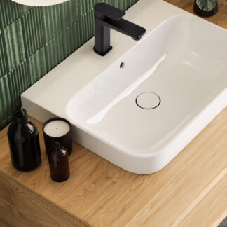 Baterija za lavabo E500 mat crna