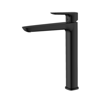 Baterija za lavabo, nadgradna, visoka, crna Vivo, Algo/BVO100LBL